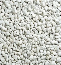 Kelkay Decorative Aggregate In Pearl White Cobbles, Bulk Bag