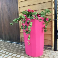 165L Midi Metropolitan Water Butt Planter - Pink