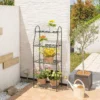 4 Tier Plant Stand -PlantMates Shop pls 04w life 1 jpg