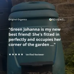 Recycled Plastic 330L Johanna Hot Composter - Green 13 Recycled Plastic 330L Johanna Hot Composter - Green -PlantMates Shop reviews.io social proof image 2 jpg