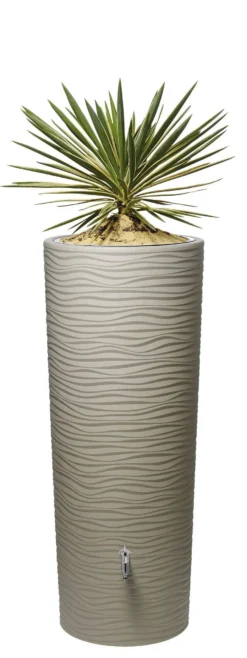 350L Natura 2 In 1 Water Tank With Planter - Sahara Beige -PlantMates Shop sahara natura 2in1 tank 03 326152 1 jpg