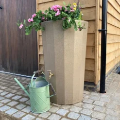 165L Midi Metropolitan Water Butt Planter - Sandstone