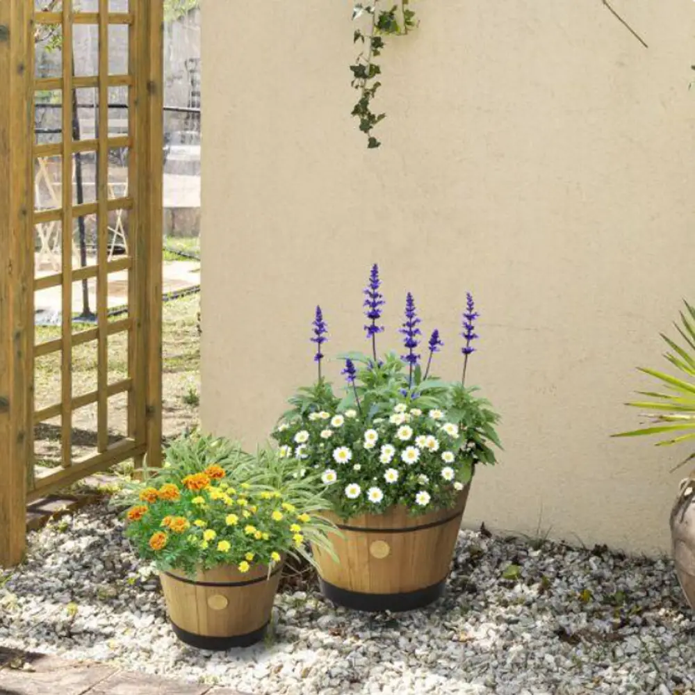 Build A Barrel By VegTrug, Small 37cm - Natural (FSC 100%) 4 Build A Barrel By VegTrug, Small 37cm - Natural (FSC 100%) - Image 2