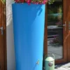 380L Garden Planter Water Butt Sky Blue With Tap Kit & Diverter