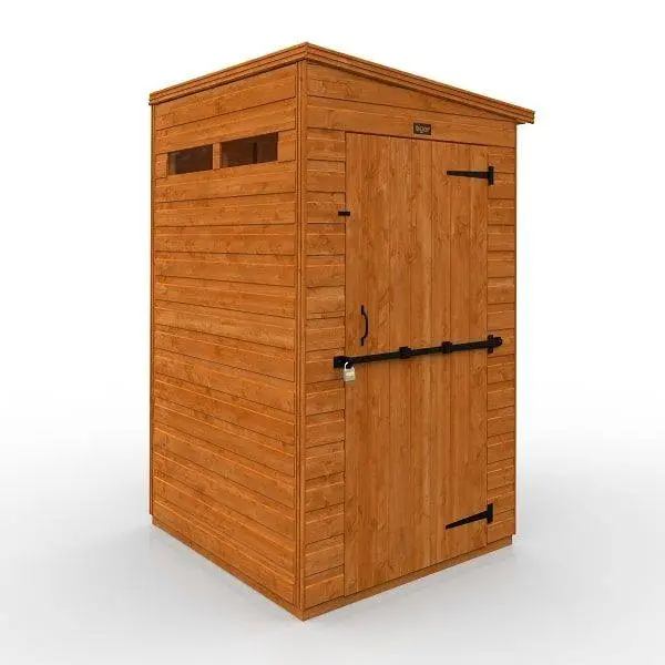 Security Double Door Pent Shed 3 Security Double Door Pent Shed
