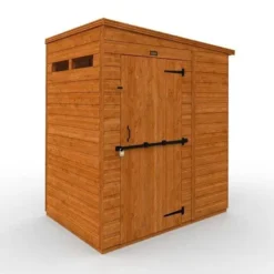 Security Double Door Pent Shed 13 Security Double Door Pent Shed -PlantMates Shop tigerflex security pent 4ft length x 6ft width jpg