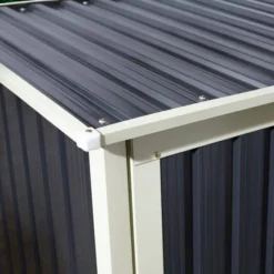 Rowlinson Trentvale 5 X 3 Metal Pent Shed -PlantMates Shop tv53pendg trentvale5x3pentdg 04 jpg