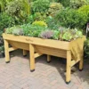 VegTrug Medium Raised Bed - Natural (FSC 100%) 1 VegTrug Medium Raised Bed - Natural (FSC 100%) -PlantMates Shop vegtrug medium raised wooden planter jpg