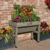 WallHugger Small - Grey Wash (FSC 100%) 2 WallHugger Small - Grey Wash (FSC 100%) -PlantMates Shop vegtrug vegetable herb and flower planter jpg