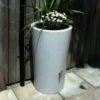 180L Garden Planter Water Butt White Marble -PlantMates Shop w1 1 jpg