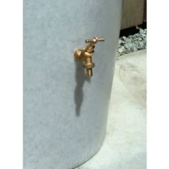 180L Garden Planter Water Butt White Marble -PlantMates Shop w3 jpg