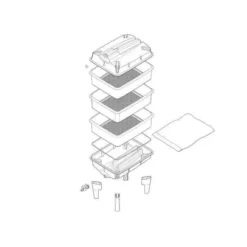 Green Tiger Wormery - 3 Tray 14 Green Tiger Wormery - 3 Tray -PlantMates Shop wormery assembly 1 jpg
